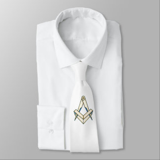 Corbata símbolo de la masonería origami
