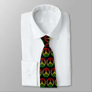 Corbata Símbolo de la paz rastafe rasta runge reggae