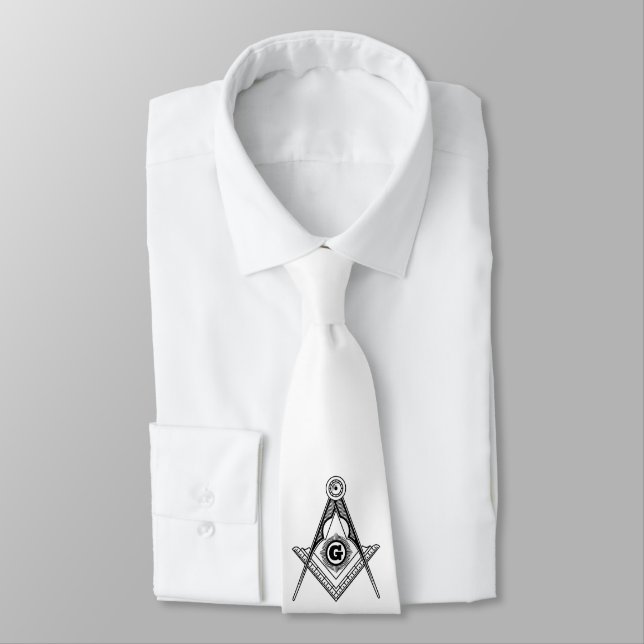 Corbata Símbolo de masonería (Atado)