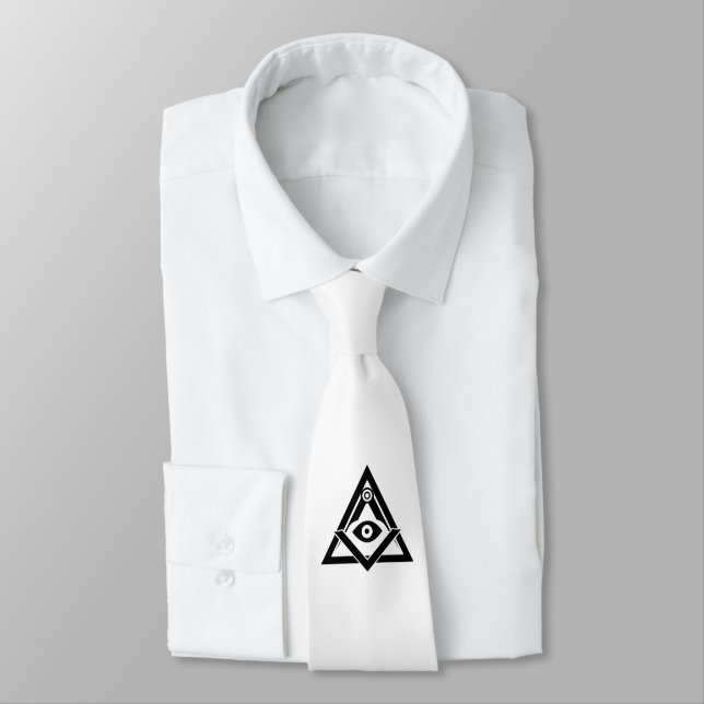 Corbata Símbolo de masonería (Atado)