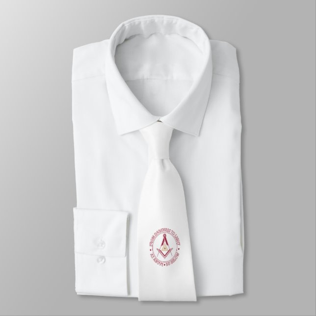 Corbata Símbolo de masonería (Atado)