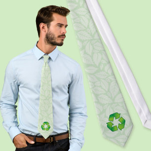 Corbata Símbolo de reciclaje