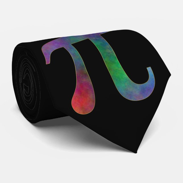 Corbata Símbolo del pi (Enrollado)