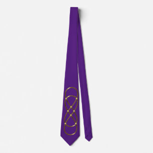 Corbata Símbolo doble infinito - Oro antiguo