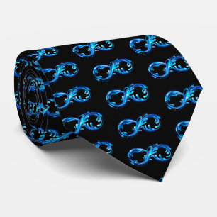 Corbata Símbolo Infinito de Agua Fría y Clara