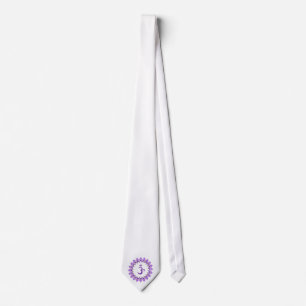 Corbata Símbolo Om / Crown Chakra