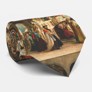 Corbata Simchat Torah por el ciervo de Solomon - circa