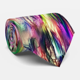 Corbata Simulación de rocas o estalagmitas con colores lla
