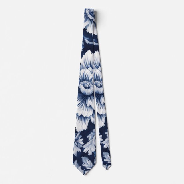 corbata sinfonía floración cobalto (Anverso)