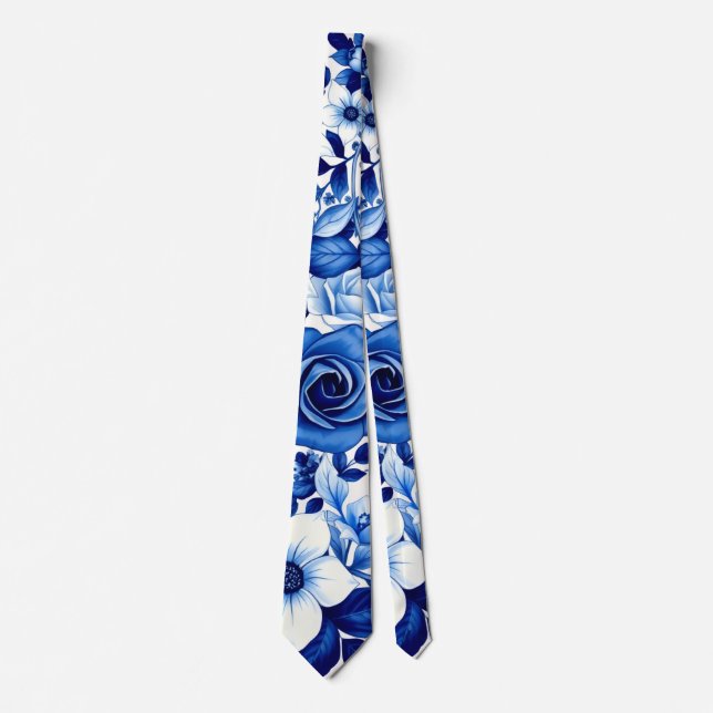 corbata sinfonía rosa azul (Anverso)