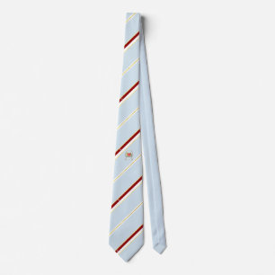 Corbata Singapur raya la bandera