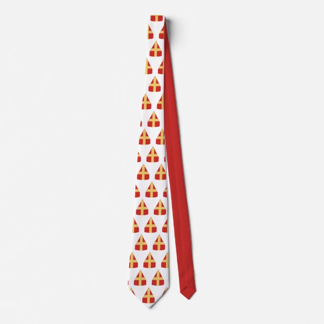 Corbata Sinterklaas stropdas met mijters (Anverso)