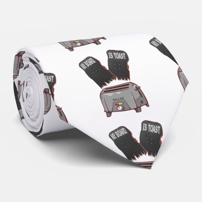 Corbata Skateboard rota (Enrollado)