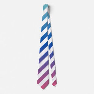Corbata Skaymarts Diseño Cuello de Color Azul Blanco