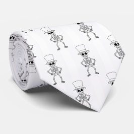 Corbata Skeleton necktie
