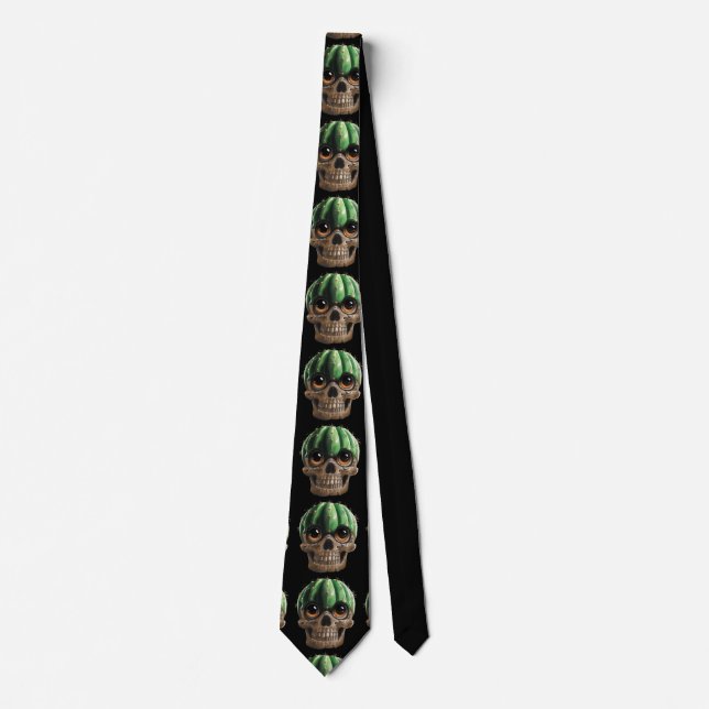 Corbata Skull Cactus Tie (Anverso)