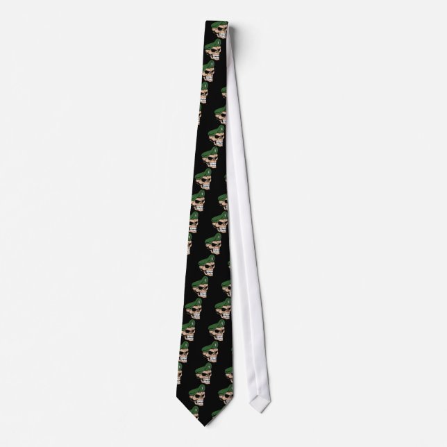 Corbata Skull Green Beret (Anverso)