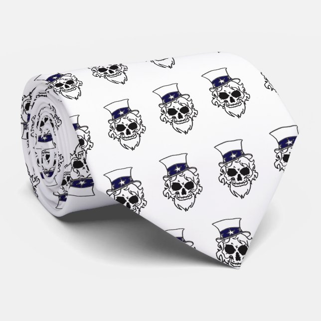 Corbata Skull Sam Tie (Enrollado)