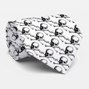 Corbata Skull y Crossbone