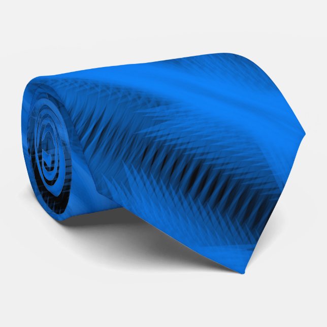 Corbata Sky Blue Futuristic Abstract Diagonal Pattern Art (Enrollado)