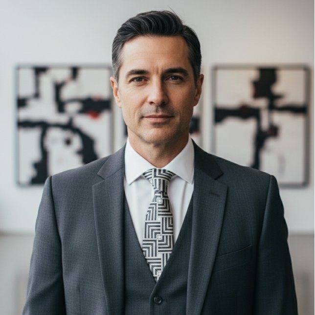 Corbata Sleek Abstract Grid Sophistication (Subido por el creador)