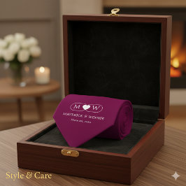 Corbata Sleek Minimalist Modern Wedding Burgundy