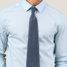 Corbata Sleek Two Tone Blue Business Modern