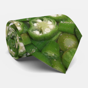 Corbata Sliced Okra Tie