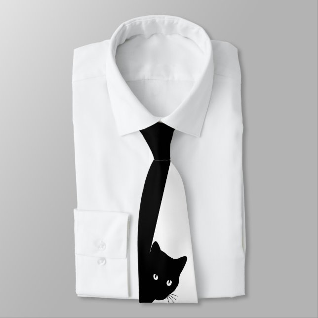 Corbata Sly Black Cat (Atado)
