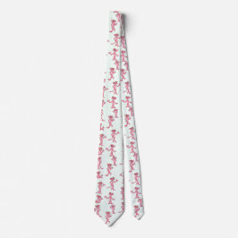 Corbata Small Pink Panther Pattern