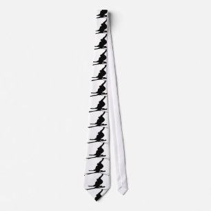 Corbata Snow Skier Silhouette