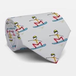 Corbata Snowboarding Stickman