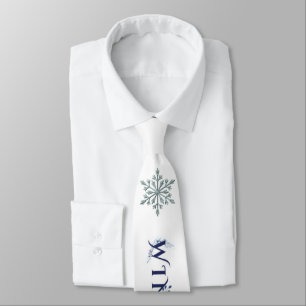 Corbata Snowflake de invierno