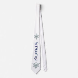 Corbata Snowflake de invierno
