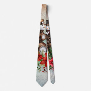 Corbata snowman steampunk y snowpunk