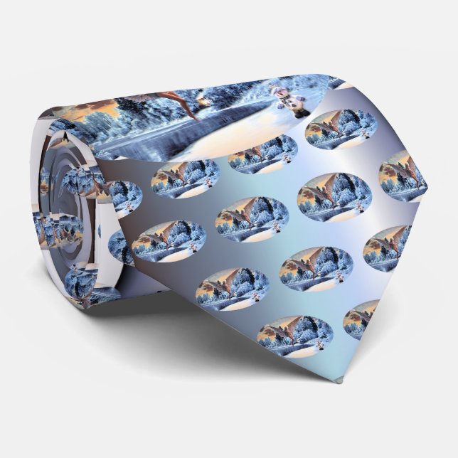 Corbata Snowman y Angel Fantasy (Enrollado)