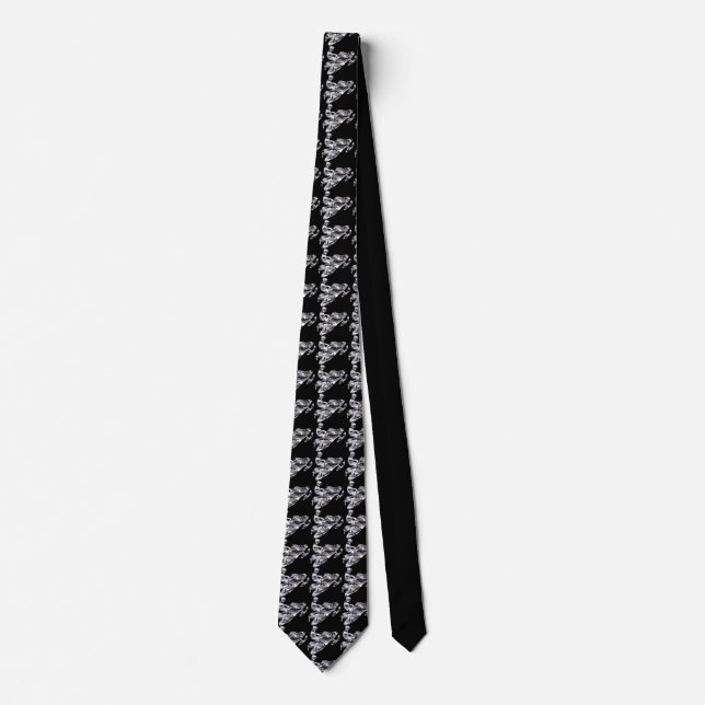 Corbata Snowmobile gris del camuflaje (Anverso)