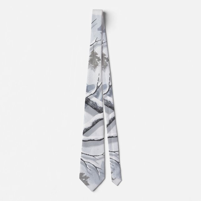 Corbata Snowy Environments Camouflage  (Anverso)