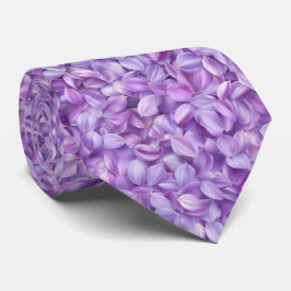 Corbata Soft Lavender Flower Petals Pattern