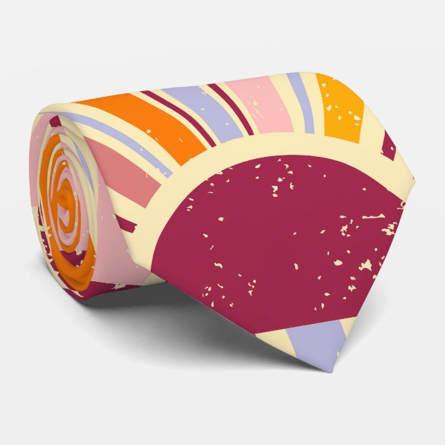 Corbata Sol retro boho (Enrollado)