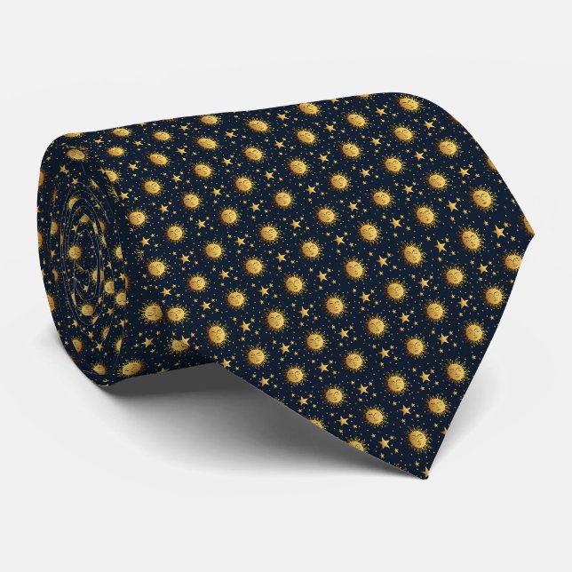 Corbata Sol y estrellas (Enrollado)
