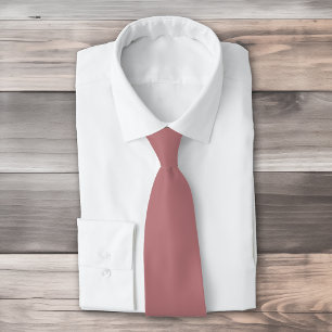 Corbata Sólido color claro Rosa turbio
