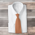 Corbata Sólido color liso Color de cobre Marrón<br><div class="desc">Color sólido liso Diseño de color café cobre.</div>