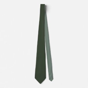 Corbata Sólido profesional minimalista Kombu y Xanadu Gree