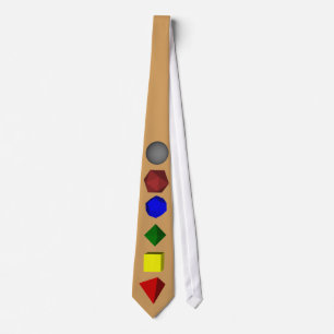 Corbata Sólidos platónicos