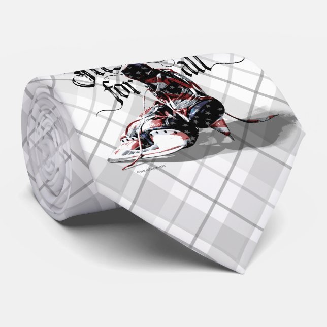 Corbata Solo hielo para todos (hockey) (Enrollado)