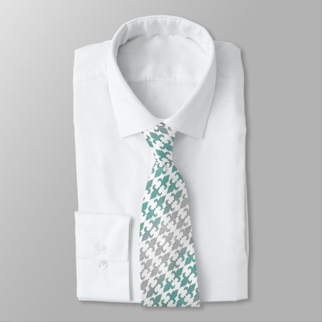 Corbata Sombra Fleur de Ombre de la verde menta del (Atado)