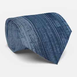 Corbata Sombras de azul denim Stripe Neck Tie