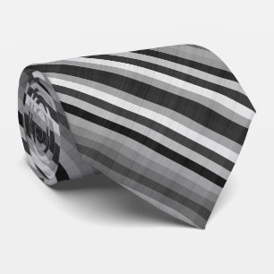 Corbata Sombras Simples de Gris Franjas Grises