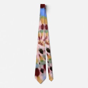 Corbata soñadora colorida del teñido anudado
